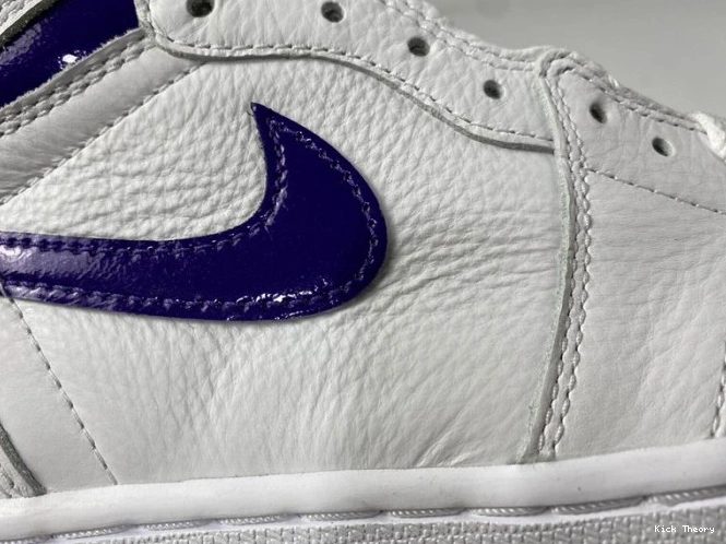 Kick Theory HIGH PURPLE COURT 1 AIR CD0461-151 JORDAN RETRO 0807